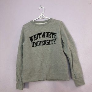 Whitworth college sweatshirt